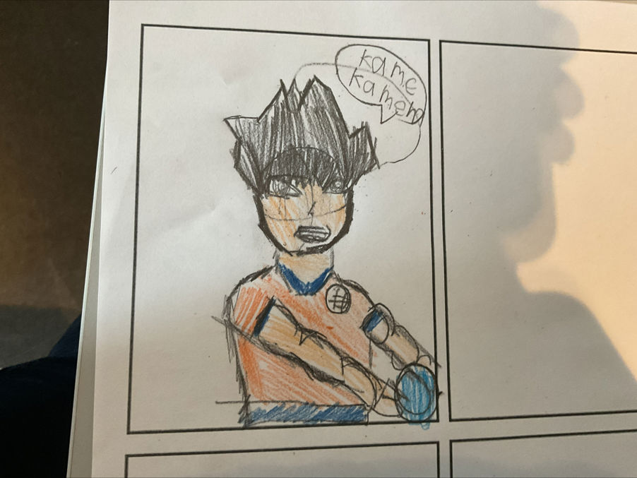 En tegning av et barn