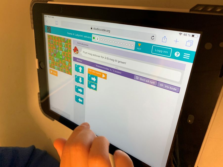 Koding på nettstedet code.org