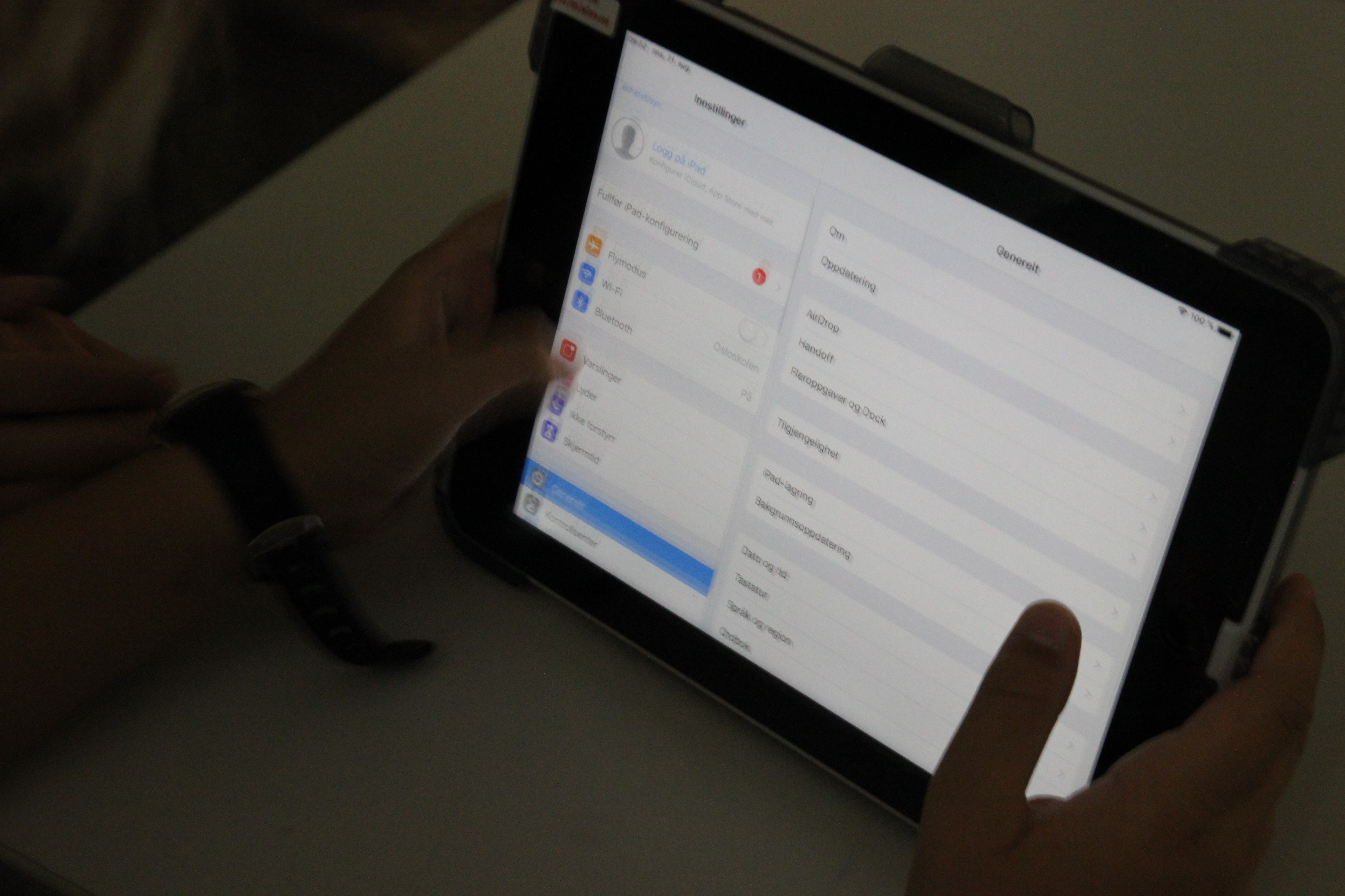 Konfigurering av læringsbrett