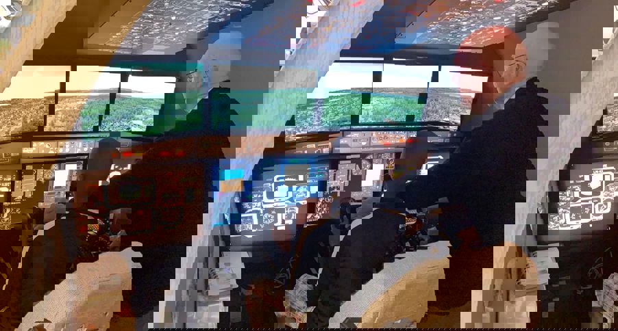 Tirsdagsklubben besøker SAS flymuseum Tirsdagsklubben besøker SAS flymuseum