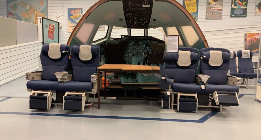 Tirsdagsklubben besøker SAS flymuseum Tirsdagsklubben besøker SAS flymuseum